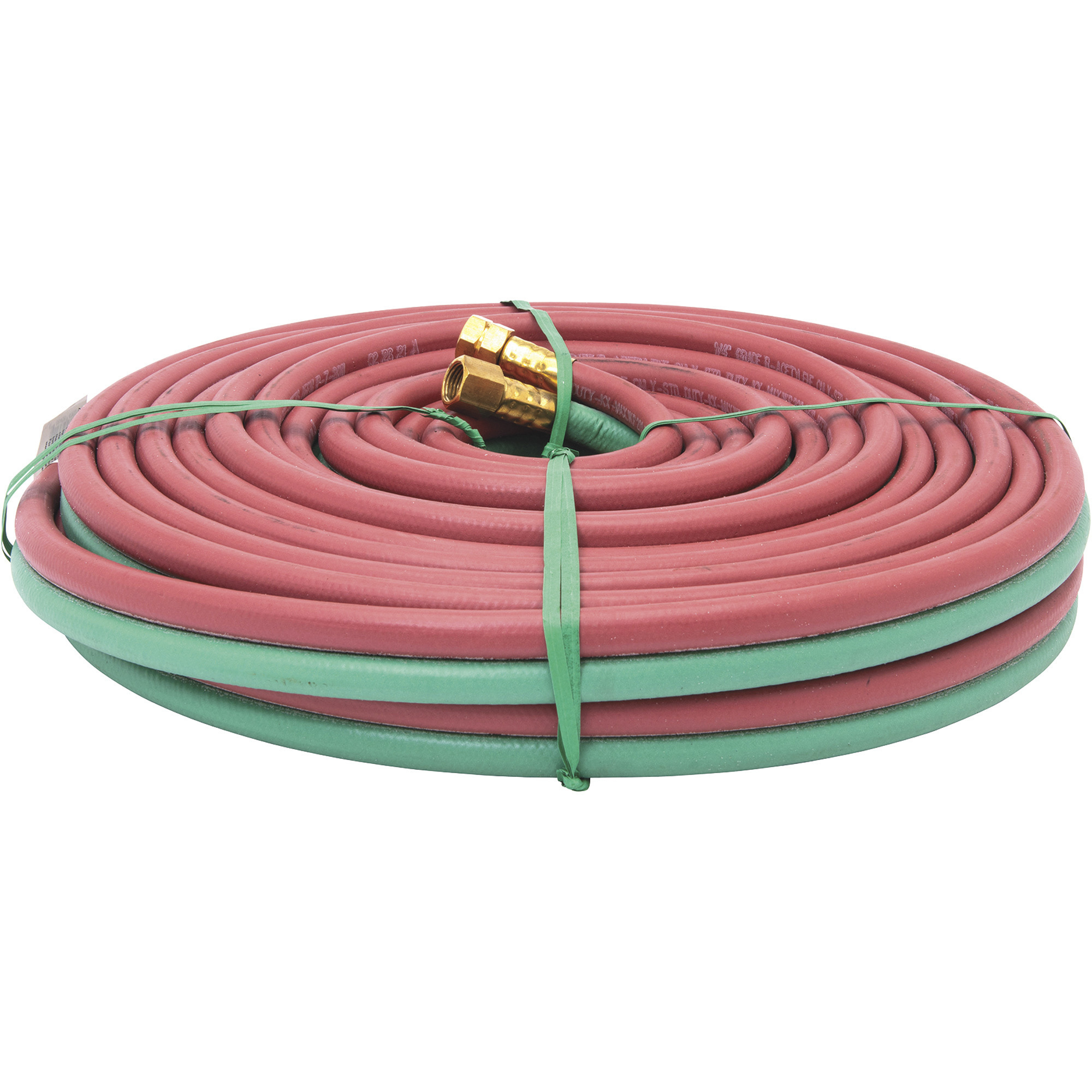 Lincoln Electric Twin-Line Oxyacetylene Gas Welding Hose, 1/4in. x 50ft., Model# 4300530
